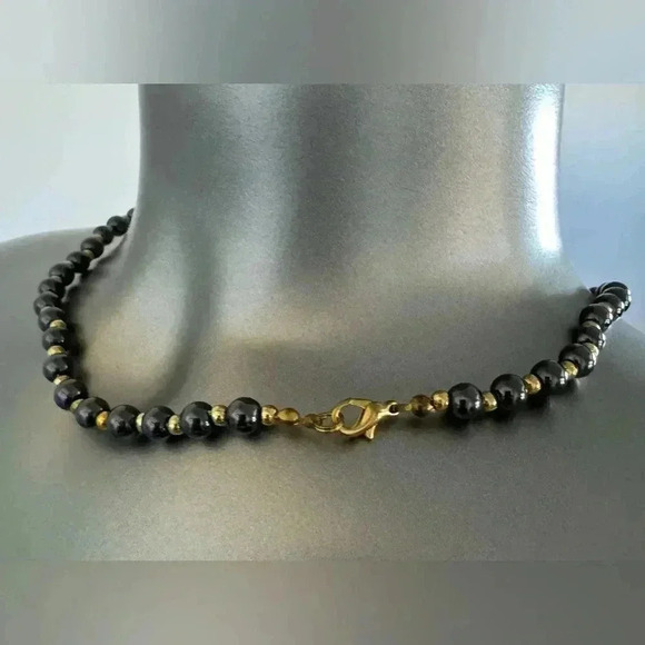 ✅💎Vintage Glass Bead  Necklace - Picture 5 of 15